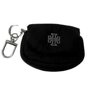 Tory Burch Puffy Card holder key fob Black